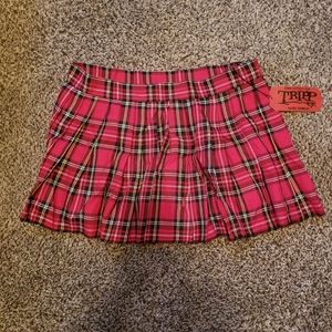 TRIPP NYC plaid skirt